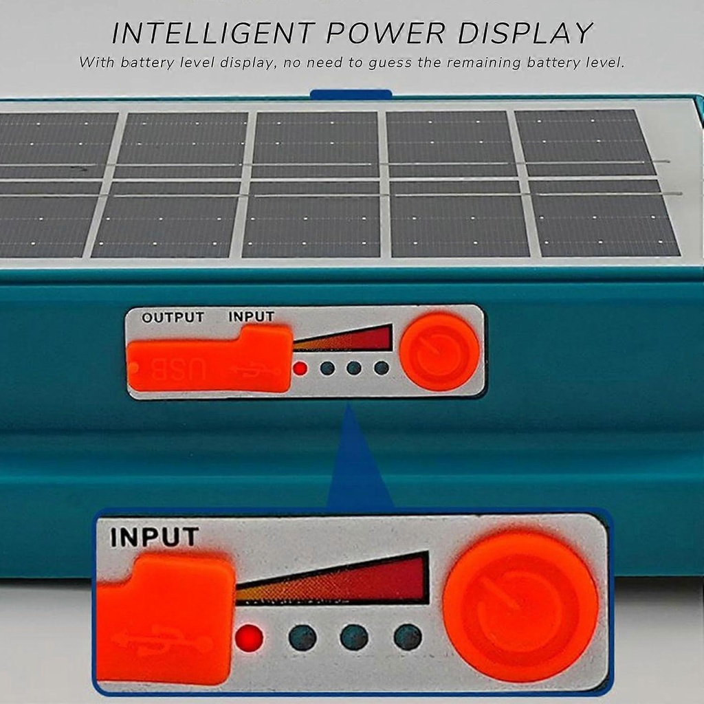 2-in-1 Solar LED Light With Music Speaker/مصباح LED يعمل بالطاقة الشمسية 2 في 1 مع مكبر صوت موسيقي