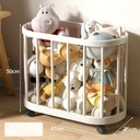 Modern Plastic Wheeled Storage /سلة تخزين بلاستيكية حديثة بعجلات
