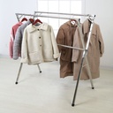 Stainless Steel Clothes Hanger Dryer Foldable Stand /منشر ملابس قابل للطي مصنوع من الفولاذ المقاوم للصدأ