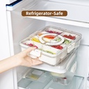  8-compartment portable snack container, or Spice Grid/علبة وجبات خفيفة محمولة بثمانية أقسام، أو شبكة توابل