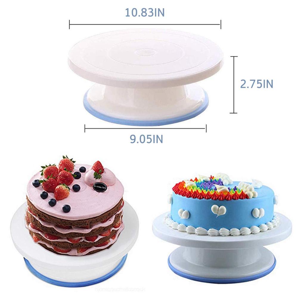 CAKE DECORATING PLATE/ صحن تقديم الكيك