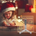 Handwriting doodles, notes, acrylic luminescent LED Board /رسومات يدوية، ملاحظات، لوحة LED مضيئة من الأكريليك