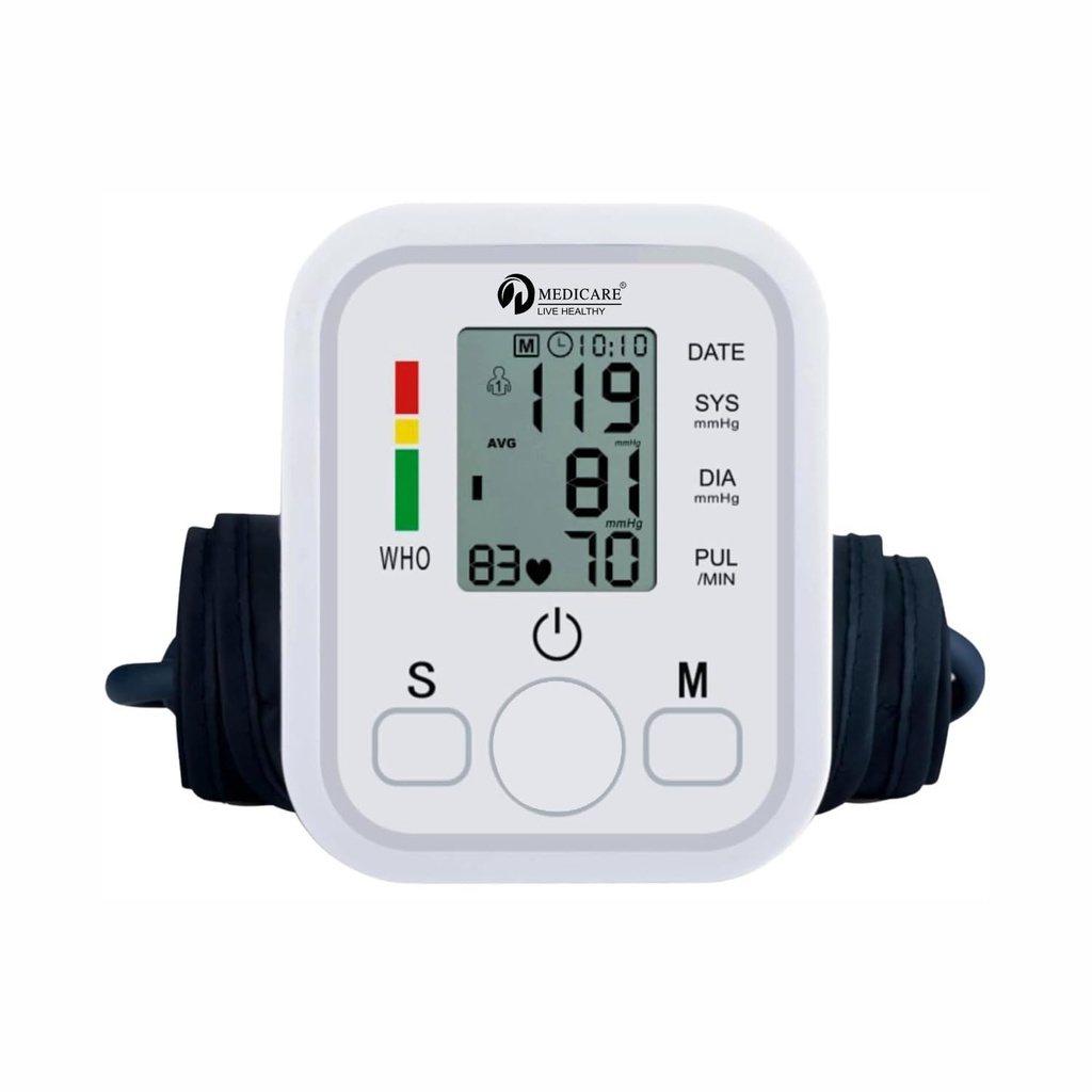 Digital Blood Pressure Monitor with Talking Function, Large LCD Display/جهاز قياس ضغط الدم الرقمي مزود بوظيفة التحدث، وشاشة LCD كبيرة