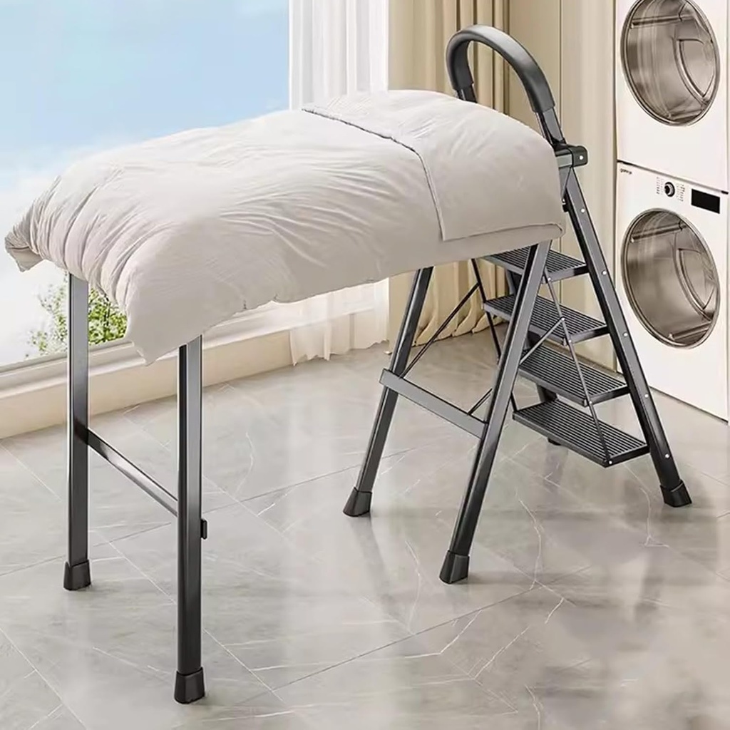 2 in 1 Clothes Dryer Multifunctional Folding Ladder  Rack/مجفف ملابس 2 في 1 متعدد الوظائف مع رف سلم قابل للطي