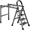 2 in 1 Clothes Dryer Multifunctional Folding Ladder  Rack/مجفف ملابس 2 في 1 متعدد الوظائف مع رف سلم قابل للطي