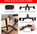 Portable Under Desk Pedal Exerciser for Arm and Leg Workout/جهاز تمرين دواسات محمول يوضع تحت المكتب لتمارين الذراعين والساقين