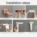 Toothpaste tube holder & squeezer/حامل و عصارة أنبوب معجون الأسنان