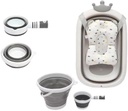 Baby bath tub 8-piece set/طقم حوض استحمام للأطفال مكون من 8 قطع