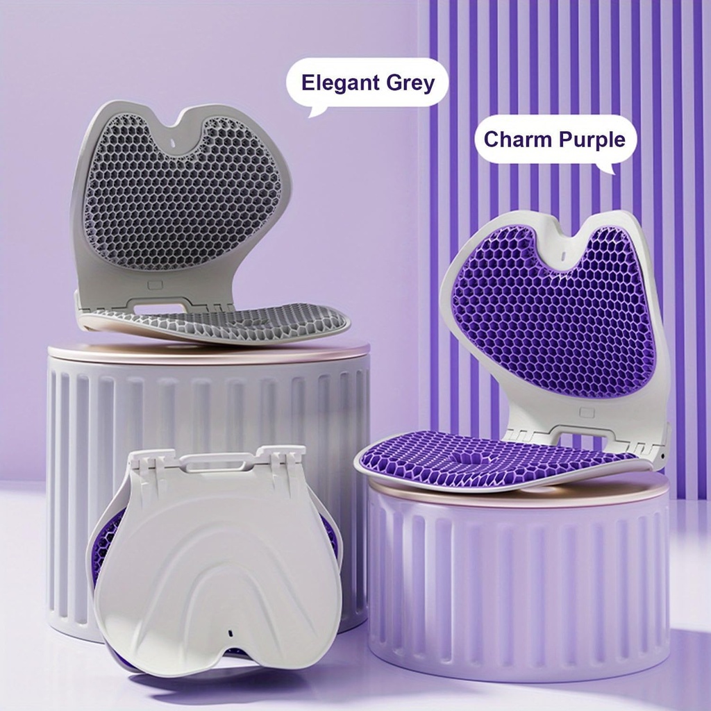 Folded honeycomb to correct sitting posture/مقعد مطوي لتصحيح وضعية الجلوس