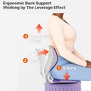 Folded honeycomb to correct sitting posture/مقعد مطوي لتصحيح وضعية الجلوس