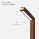 Wood Grain Creative Table Lamp /مصباح طاولة إبداعي بنمط حبيبات الخشب