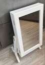White Elegant Jewellery Mirror Cabinet /خزانة مجوهرات بيضاء أنيقة مع مرآة