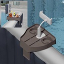 3-IN-1 Tube Pool Drink, Phone Holder/حامل مشروبات وهاتف متعدد الاستخدامات أنبوب