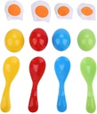 A set of plastic spoons/طقم ملاعق بلاستيكيه