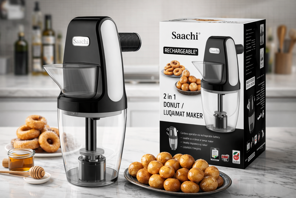 SAACHI 2 IN 1 LUQAIMAT DONUT MAKER /صانعة الدونات لقيمات 2 في 1