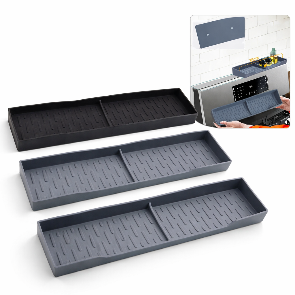 Magnetic Shelf Over The Stove Kitchen Organization /رف مغناطيسي فوق الموقد لتنظيم المطبخ