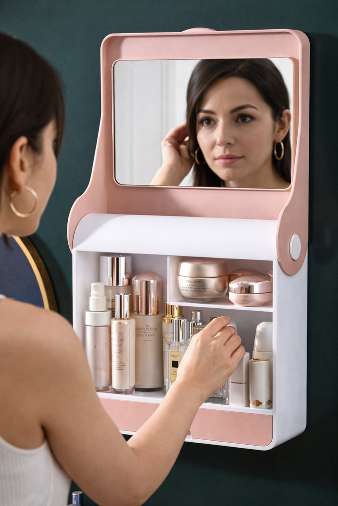 WALL COSMETICS BOX / صندوق تنظيم مستحضرات التجميل الجداري