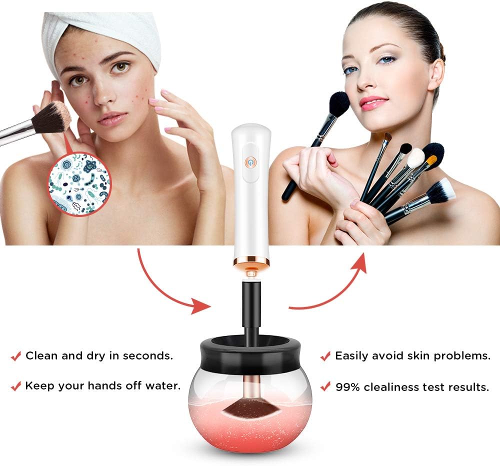 clean and dry makeup brush/جهاز تنظيف وتجفيف فرش المكياج