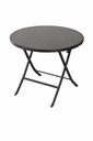  60cm Foldable Glass Round Table/طاولة زجاجية مستديرة قابلة للطي 60 سم