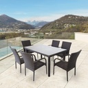  Outdoor TABLE with 6 chairs / جلسة طاولة و 6 كراسي