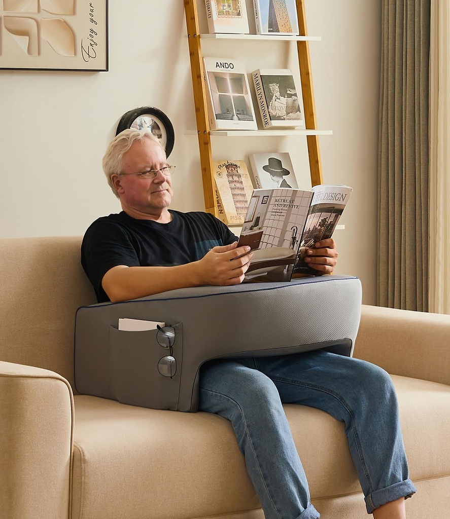 Medical Cooling  Foam Pillow for Gaming, Reading, Working8/ وسادة اسفنجية طبية مبردة للألعاب والقراءة والعمل