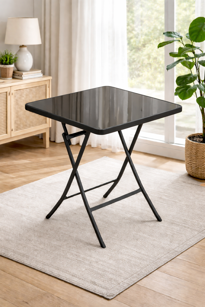 Square seating set 60cm with 2 chairs.B /عرض جلسة مربعية 60سم مع 2 كراسي