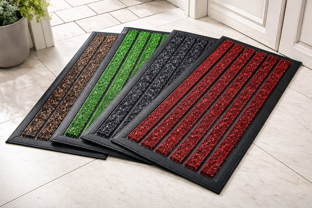 Coir and Rubber Entryway Doormat 75x45CM/سجادة الباب للمدخل 