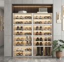 15 LAYERS PLASTIC SHOE CABINET/خزانة أحذية بلاستيكية مكونة من 15 طبقة