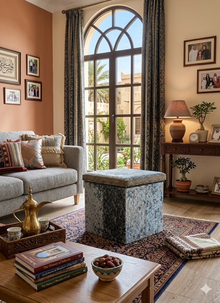 2 IN 1 STORAGE STOOL BOX/مقعد صندوق تخزين 2 في 1