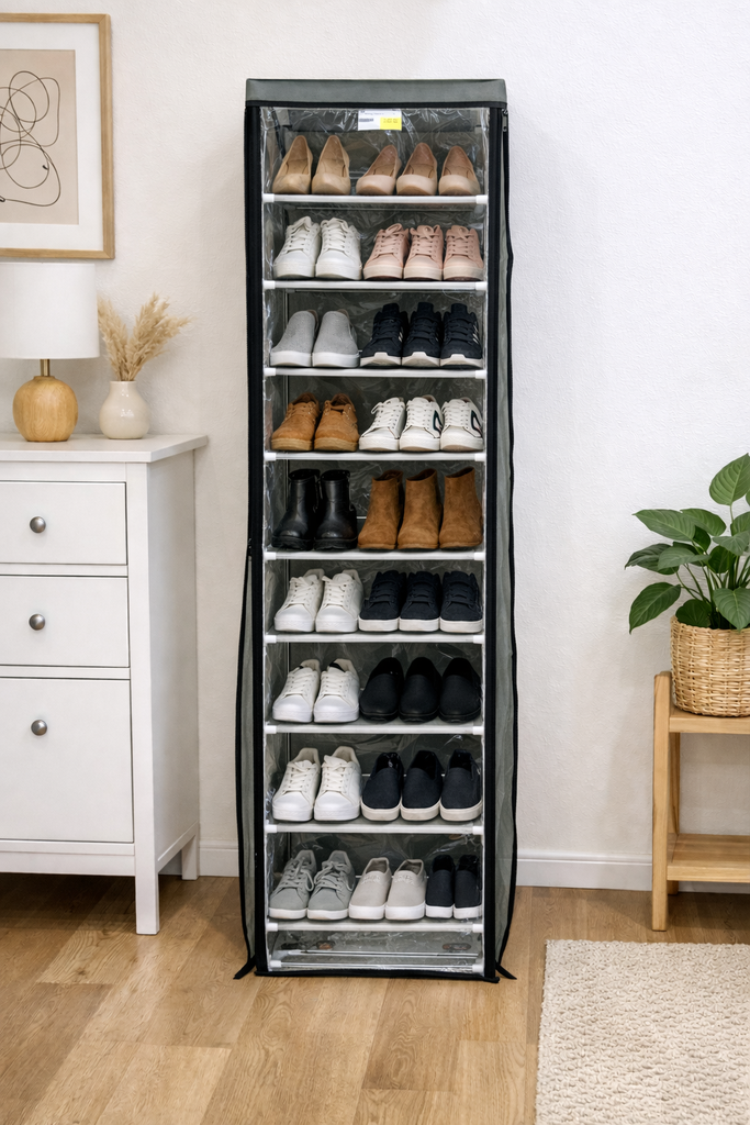Shoe Rack Storage Closet 9 Tier/خزانة احذية من 9 طبقات