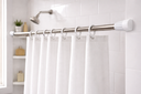 SHOWER CURTAIN ROD STEEL 135~240/علاقة الستائر القابلة للتمديد  