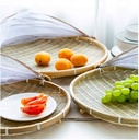 BAMBOO FOOD COVER MEDIUM  SIZE/غطاء طعام من الخيزران، متوسط ​​الحجم