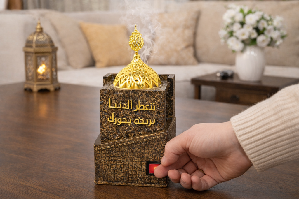Luxurious ceramic incense burner/مبخرة فخمة فخار