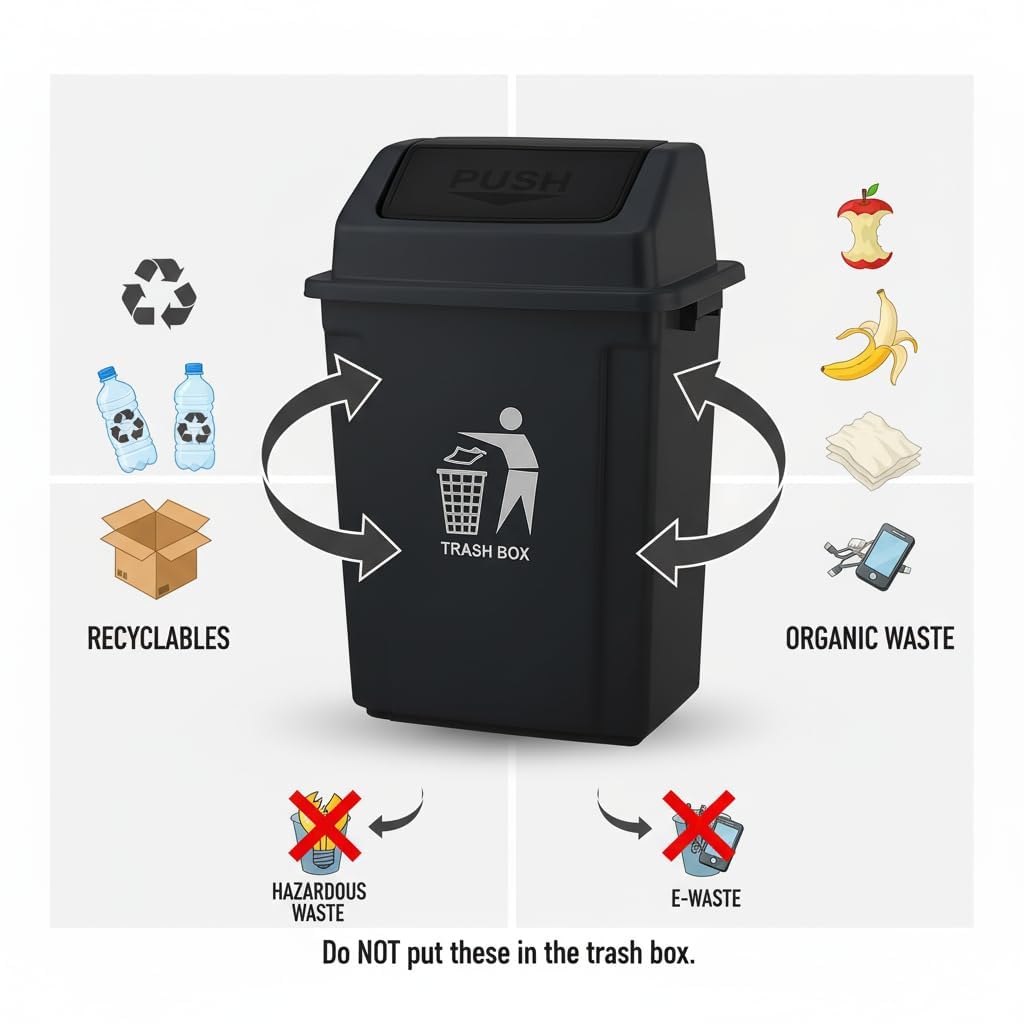 TRASH CAN  40L /سلة المهملات