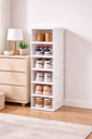 6-LAYERS PLASTIC SHOE CABINET/خزانة أحذية بلاستيكية 6طبقات