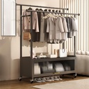 Cream white thick diameter clothes hanger 60CM /علاقة ملابس باللون الأبيض 60 سم