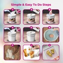 DIY BABY CASTING KIT-two hands / لعبة الاطفال 