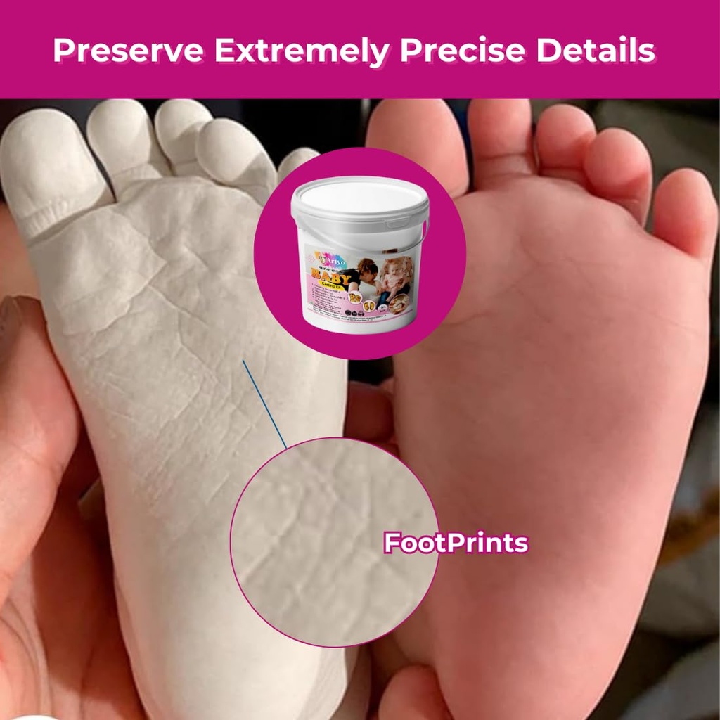 DIY BABY CASTING KIT-two hands / لعبة الاطفال 