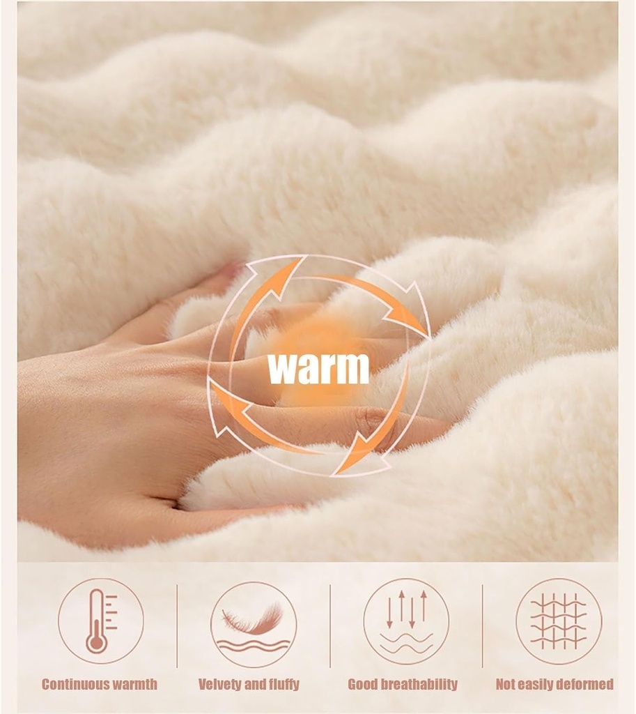 Luxurious Fur Sofa Cover SMALL SIZE 180*130 LIGHT COFFEE COLOR/غطاء أريكة من الفرو الفاخر مقاس صغير 180*130 لون القهوة الفاتح