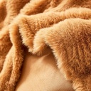 Luxurious Fur Sofa Cover XL SIZE  blue color /غطاء أريكة من الفرو الفاخر مقاس XL باللون الأزرق