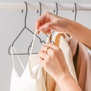 METAL CLOTHES HANGERS SET/مجموعة علاقات ملابس معدنية