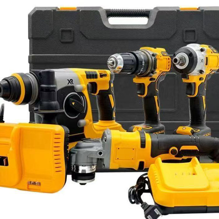 Multi-Function Power Tool Set - Chargeable Cordless Drill/مجموعة أدوات كهربائية متعددة الوظائف - مثقاب لاسلكي قابل للشحن