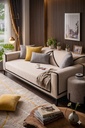 Non-slip Couch Cover Mat M SIZE 90*70 OFF WHITE COLOR / غطاء أريكة مانع للانزلاق، مقاس متوسط، 90*70، لون أبيض عاجي