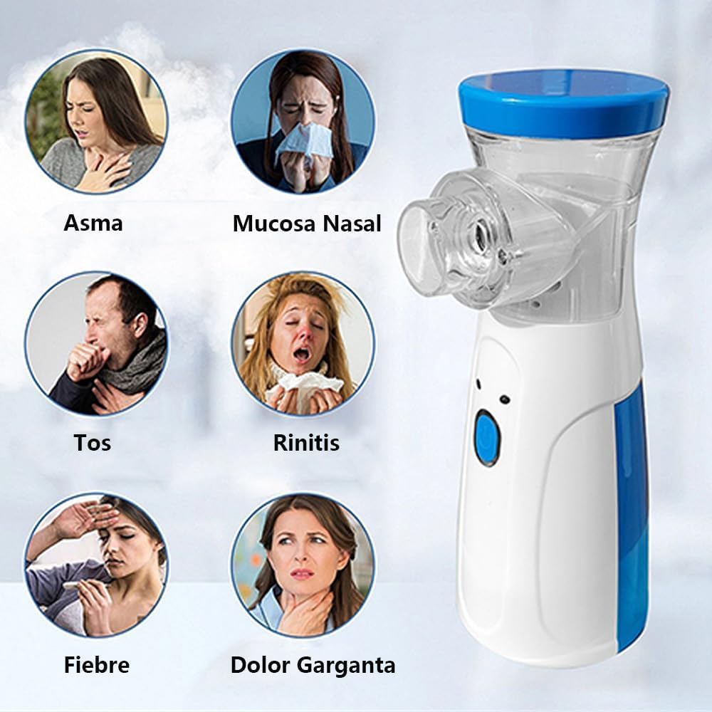 PORTABLE MESH NEBULIZER/جهاز استنشاق بخار محمول