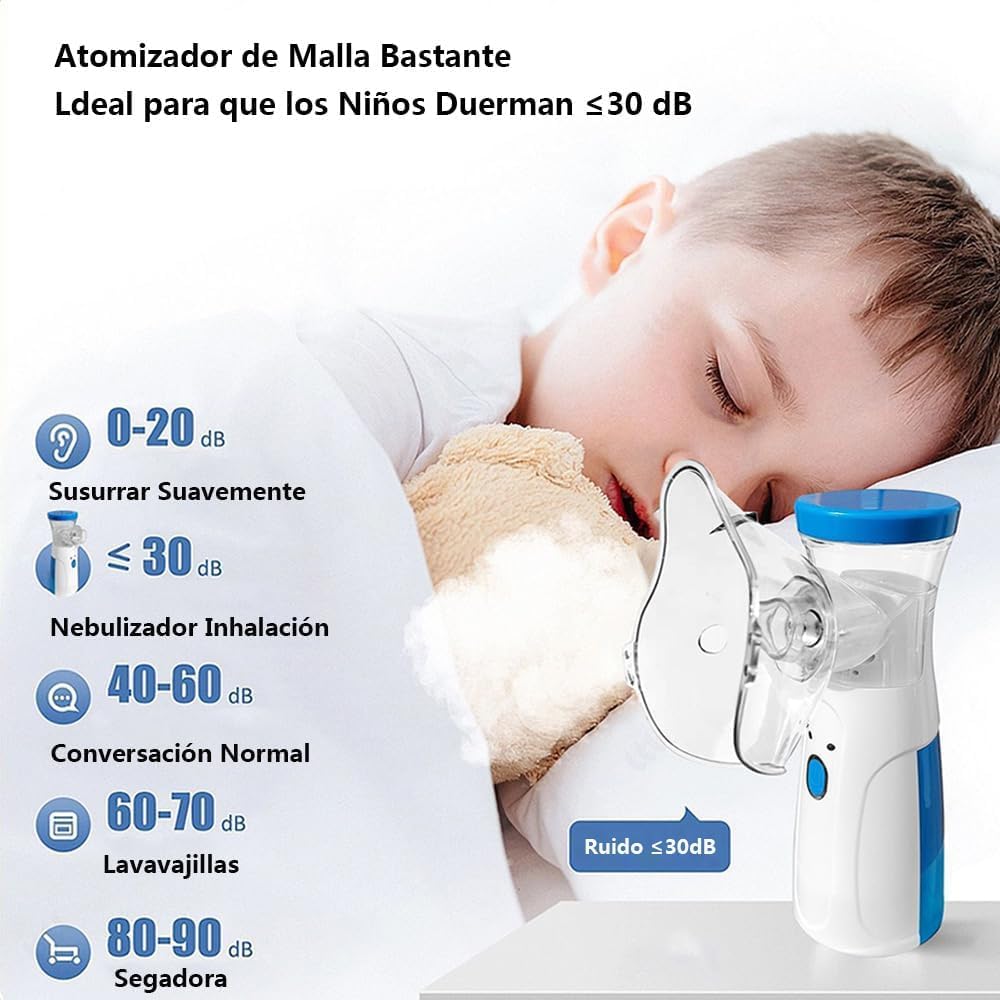 PORTABLE MESH NEBULIZER/جهاز استنشاق بخار محمول