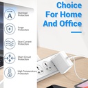 POWER SOCKET MODEL D13 6-Outlet + 3 USB + 1 TYPE C, 3M/مقبس طاقة 6منافذ + 3 USB  + واحد TYPE C بطول 3 امتار