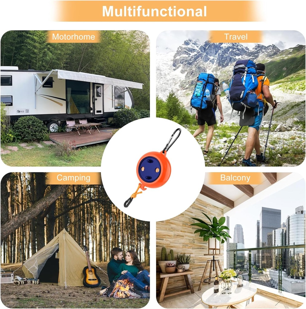 Portable Clothesline 10M/حبل غسيل محمول بطول 10 أمتار