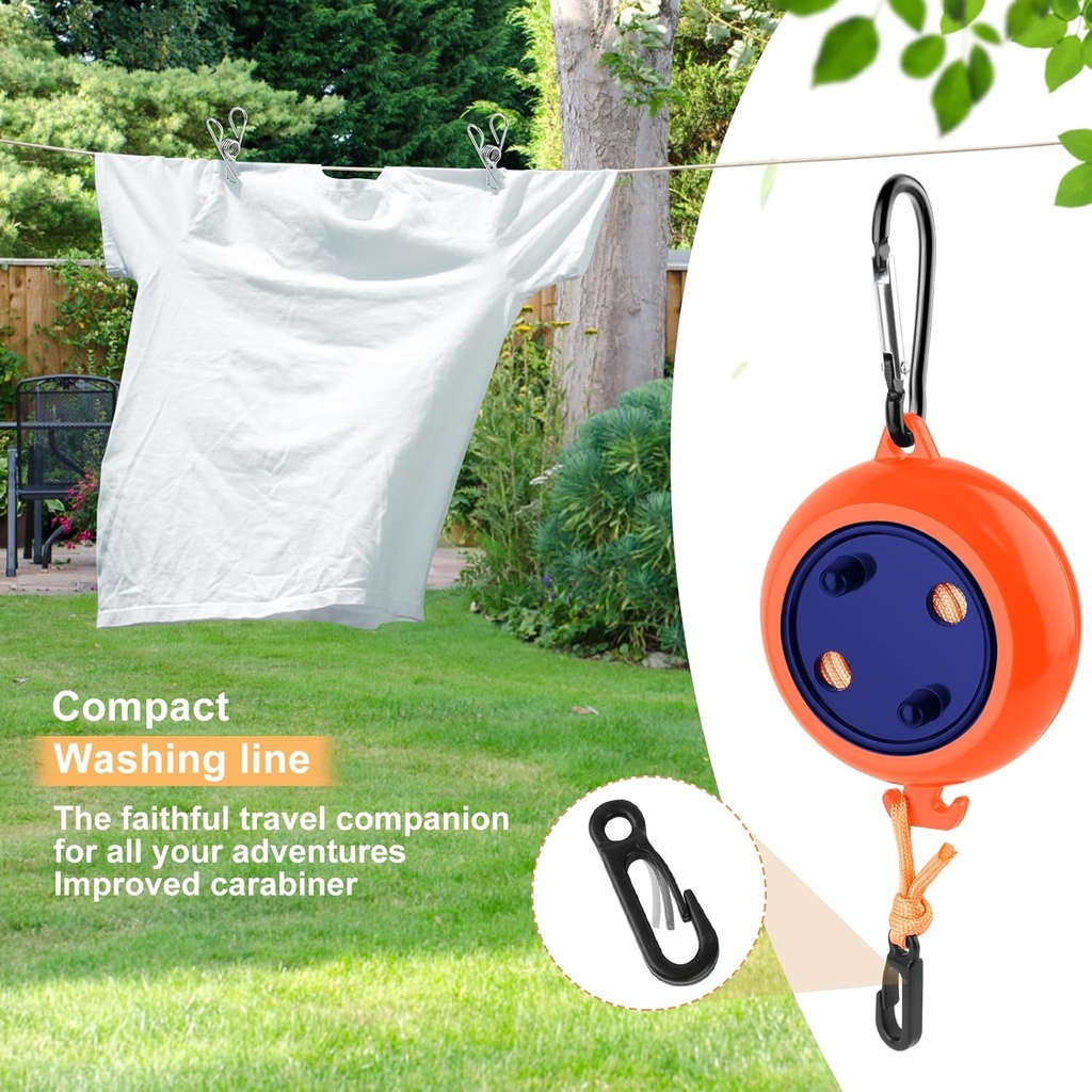 Portable Clothesline 10M/حبل غسيل محمول بطول 10 أمتار