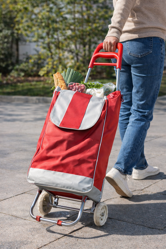SHOPPING BAG TROLLEY/عربة  التسوق