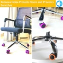  Caster protective cover 4PC / غطاء حماية العجلات